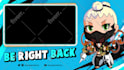 create animated twitch overlay, panel, facecam for kick twitch
