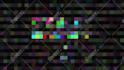 create high quality glitchy logo intro and outro