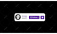 create twitch follow, subscribe or prime animation