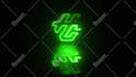 create a custom neon logo animation intro