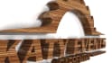 make 3d wood material logo reveal animation intro