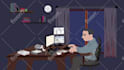 draw unique pixel art background design