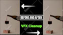 remove object from video, vfx cleanup, unwanted object, text