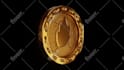 create a 3d crypto coin with your logo for nft art