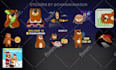 draw custom animated telegram stickers for your crypto project