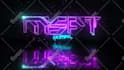 create cyberpunk neon light metallic glow logo reveal intro animation video