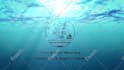 create this underwater logo animation
