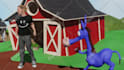 make 3d cartoon character, animate, add music
