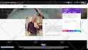 design a modern music website for artists, djs, and labels