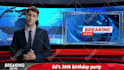 make a breaking news video with ai spokesperson