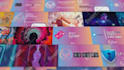 make a beautiful glittering happy new year video