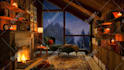 create cozy relaxing nature raining video for you