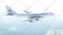 add your logo or text on a flying boeing plane