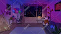 create looped animation for lo fi music video or twitch stream