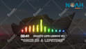 create music visualization with light saber effect