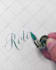 write any word in copperplate calligraphy with a video