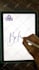 write anything in digital calligraphy on procreate