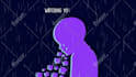 create hand drawn silhouette animated lyric video