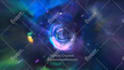 make black hole logo reveal intro