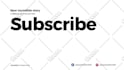 create a modern youtube end screen outro up to 4k resolution
