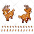 make pixel art game asset or sprite sheet animation