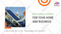 do professional solar panel energy or power promo video