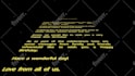 make star wars  intro with your text