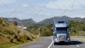 create logistics truck trailer promo video with your logo