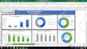 create excel dashboard, pivot table, charts with slicer