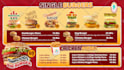 design a digital menu board TV for your restaurant