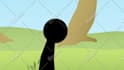 animate a fighting stick figure animation