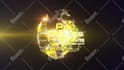 create a 3d animated logo intro video featuring diamonds
