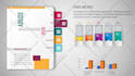 design a presentation with business infographics