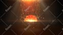create excellent 3d sparkles rain logo video