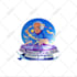 do 2d or 3d rotating, spinning logo animation mp4 gif