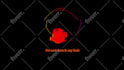 do modern neon sign light intro animation