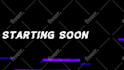 design 4 animated twitch screens like starting soon, brb for stream