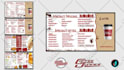design menu board, food menu and restaurant digital signage