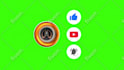 make awesome youtube subscribe animation, like bell button