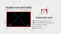 make fantastic youtube intro, subscribe and end screen video