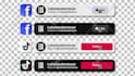 create all social media follow like button animation