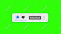 create outstanding youtube subscribe button and bell animation