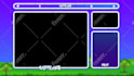 create custom animated twitch or youtube stream overlay