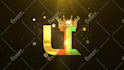 create luxury golden and silver intro logo animation