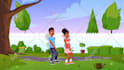 2d nursery rhymes animation for kids