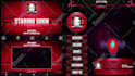 craft animated twitch overlay, kick overlay, youtube overlay with custom theme