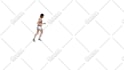 provide stock fitness animations in a close up style