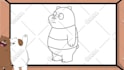 create coloring page drawing video for youtube kids