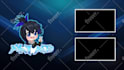 create youtube outro or ending screen logo animation for live2d vtuber streamer