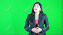 create spokesperson videos on infinity white background